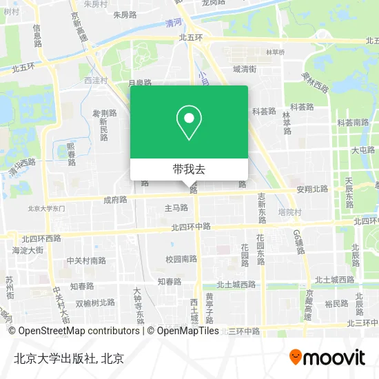 北京大学出版社地图