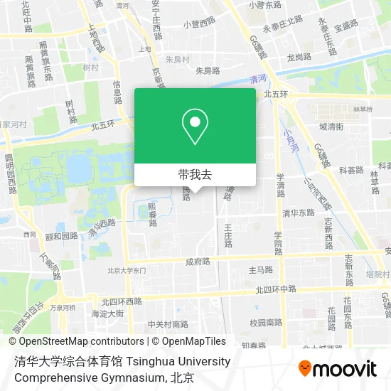 清华大学综合体育馆 Tsinghua University Comprehensive Gymnasium地图