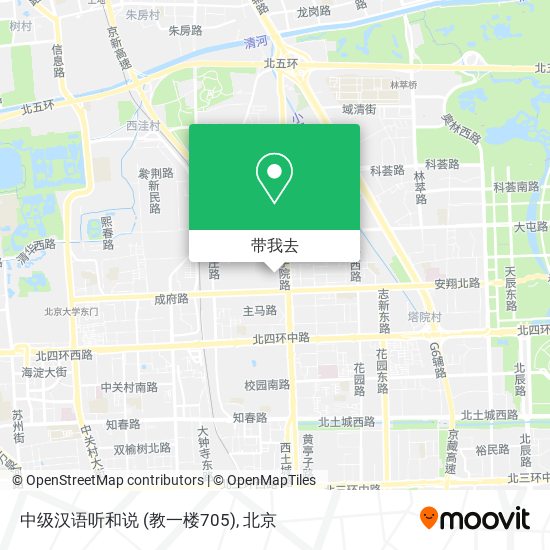 中级汉语听和说 (教一楼705)地图