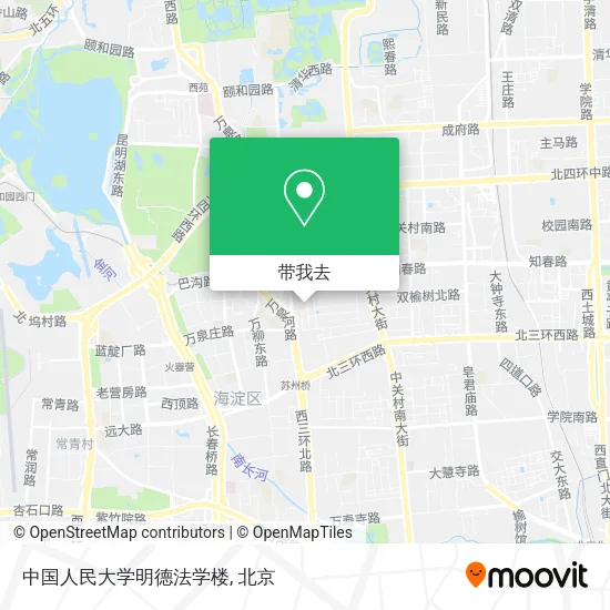 中国人民大学明德法学楼地图