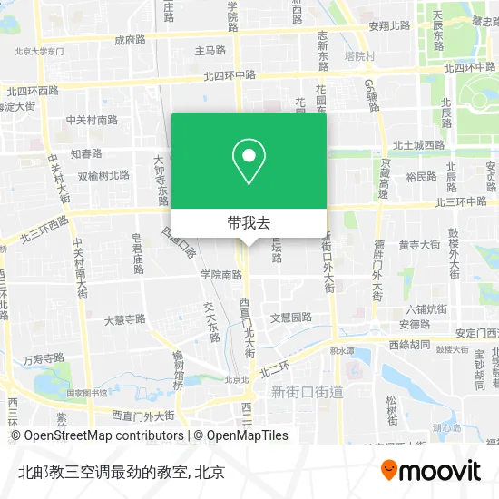 北邮教三空调最劲的教室地图