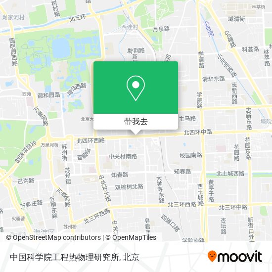 中国科学院工程热物理研究所地图