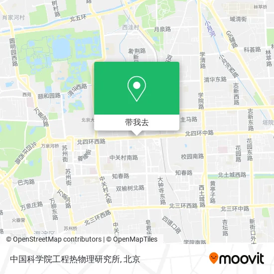 中国科学院工程热物理研究所地图