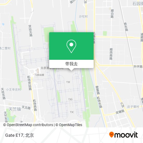 Gate E17地图