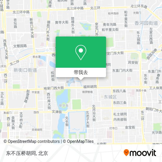 东不压桥胡同地图