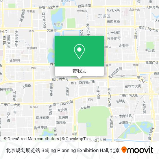 北京规划展览馆 Beijing Planning Exhibition Hall地图
