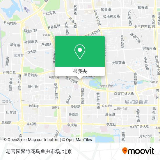 老官园紫竹花鸟鱼虫市场地图