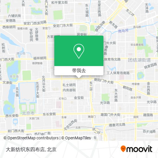 大新纺织东四布店地图