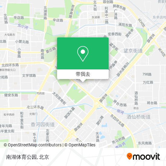 南湖体育公园地图