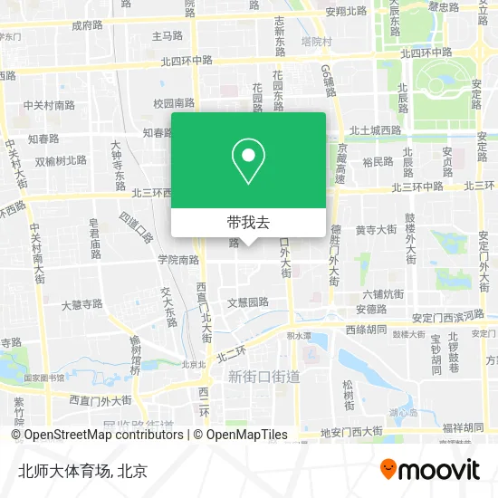 北师大体育场地图
