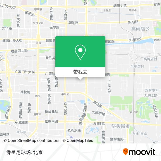 侨星足球场地图