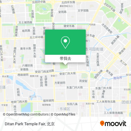 Ditan Park Temple Fair地图
