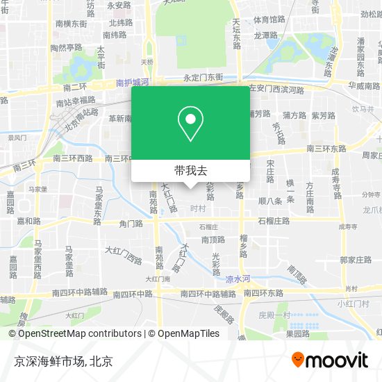 京深海鲜市场地图