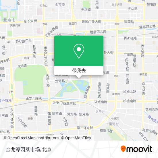金龙潭园菜市场地图