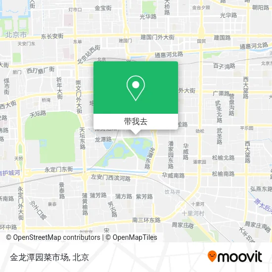 金龙潭园菜市场地图