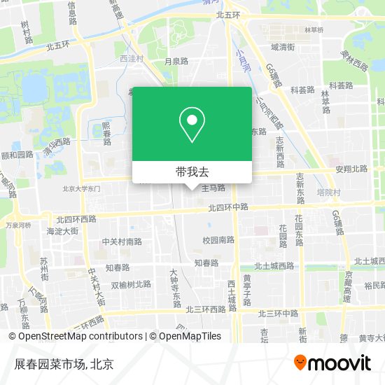 展春园菜市场地图