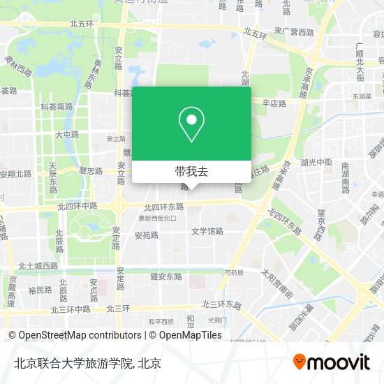 北京联合大学旅游学院地图
