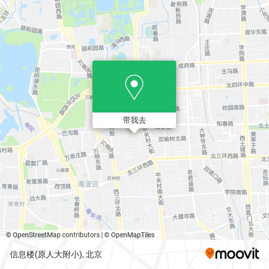 信息楼(原人大附小)地图