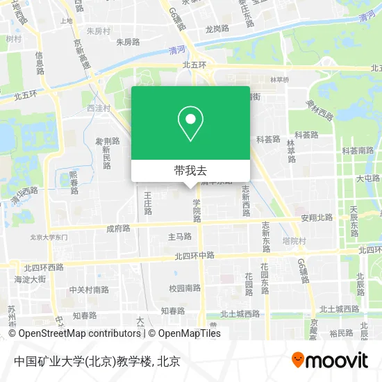 中国矿业大学(北京)教学楼地图
