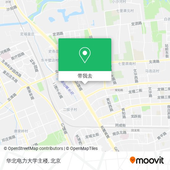 华北电力大学主楼地图