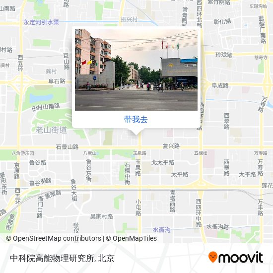 中科院高能物理研究所地图