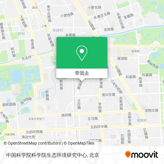 中国科学院科学院生态环境研究中心地图