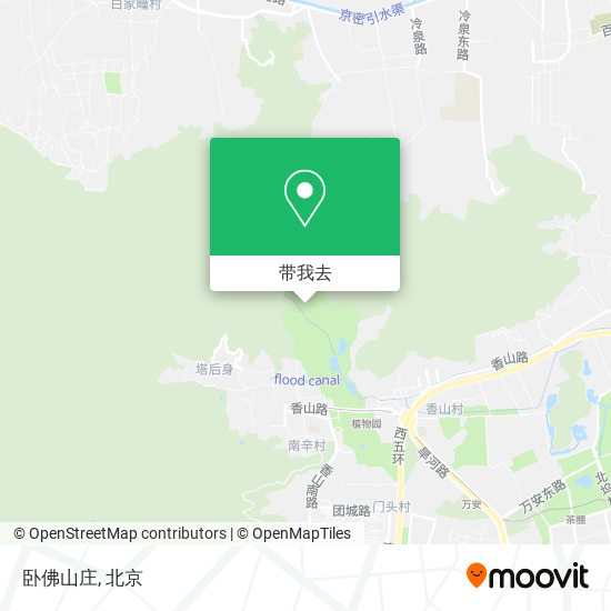 卧佛山庄地图
