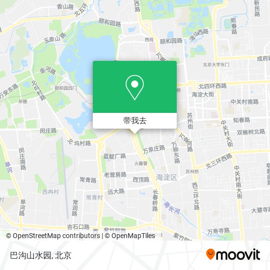 巴沟山水园地图