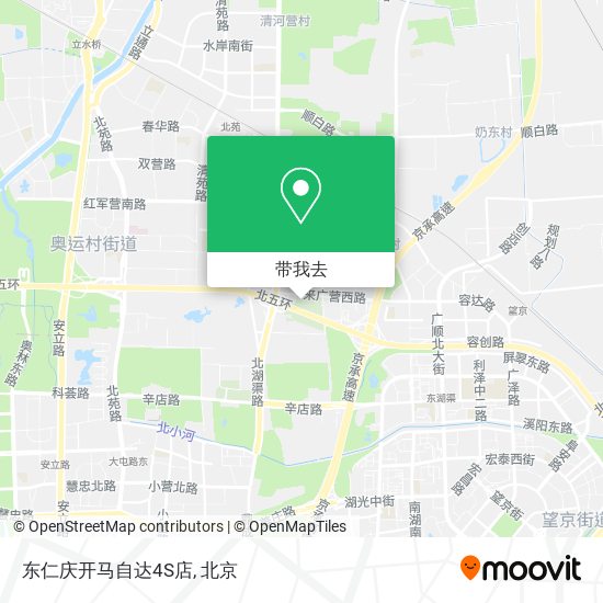 东仁庆开马自达4S店地图