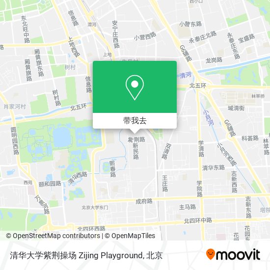 清华大学紫荆操场 Zijing Playground地图