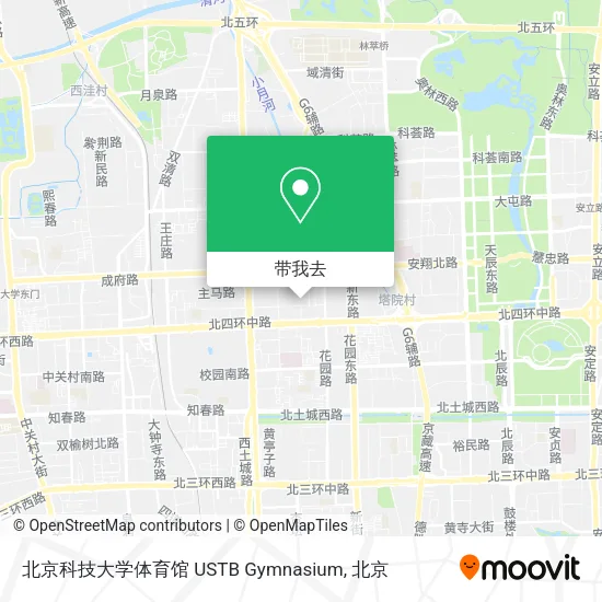 北京科技大学体育馆 USTB Gymnasium地图