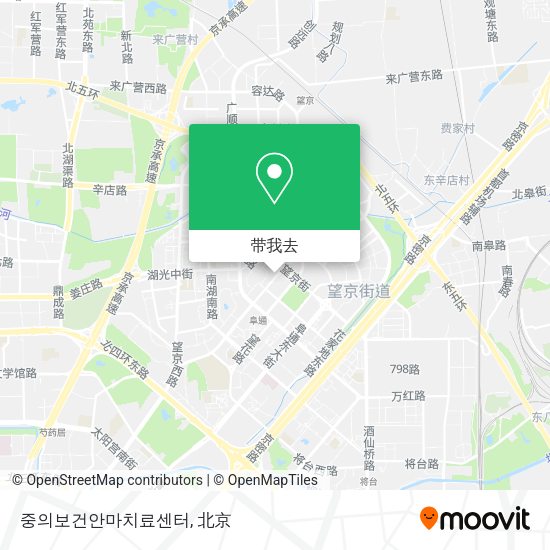 중의보건안마치료센터地图