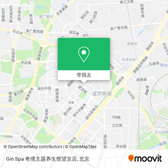 Gin Spa 奇境主题养生馆望京店地图