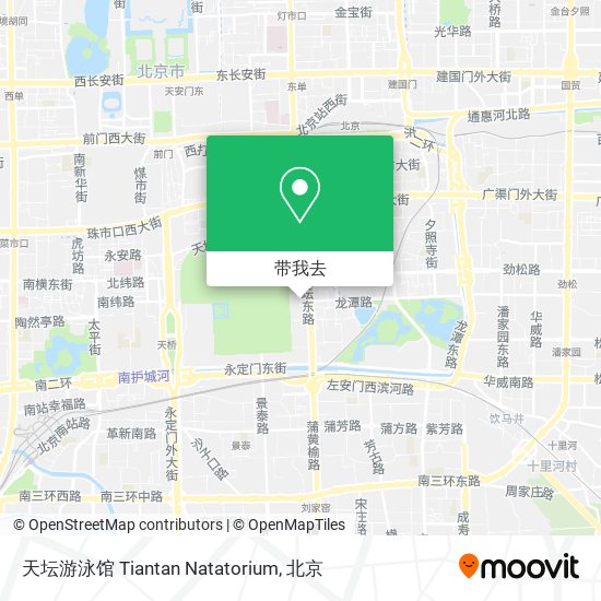 天坛游泳馆 Tiantan Natatorium地图