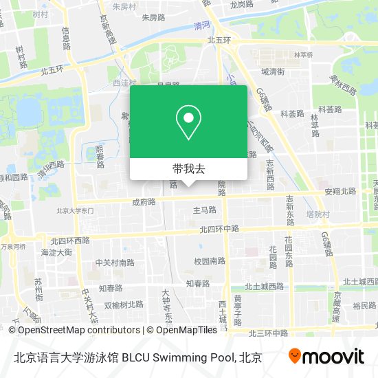 北京语言大学游泳馆 BLCU Swimming Pool地图