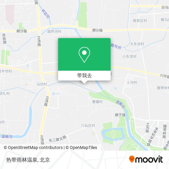 热带雨林温泉地图