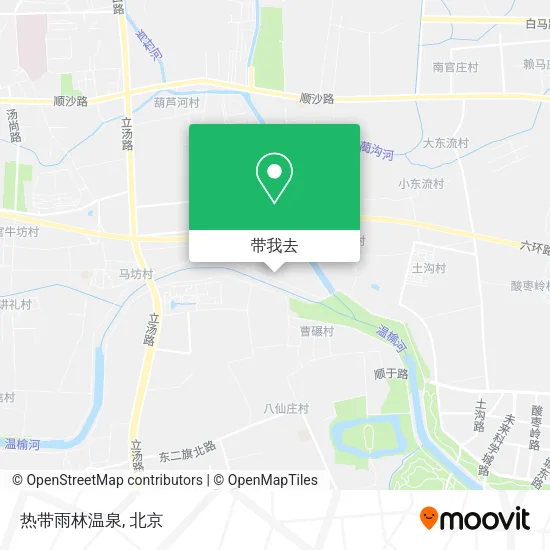 热带雨林温泉地图