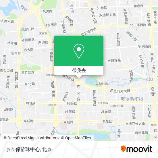 京长保龄球中心地图