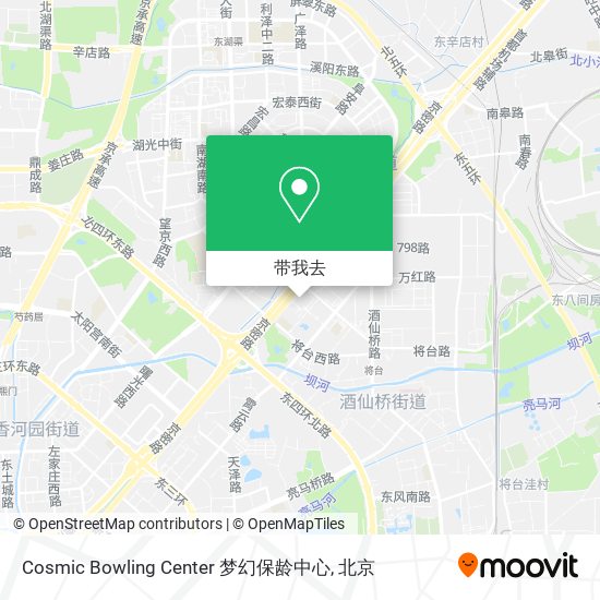 Cosmic Bowling Center 梦幻保龄中心地图