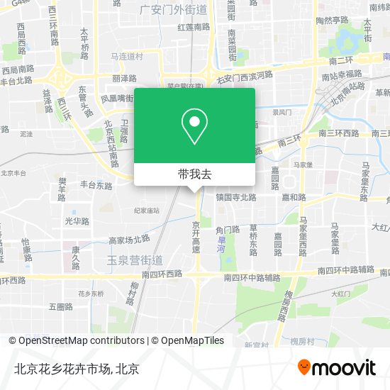 北京花乡花卉市场地图