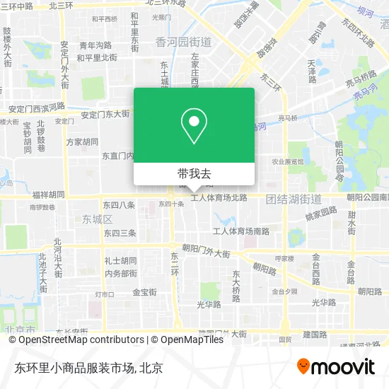 东环里小商品服装市场地图