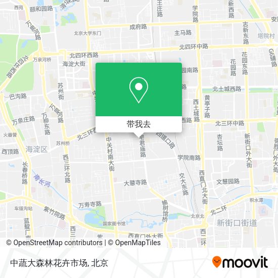 中蔬大森林花卉市场地图