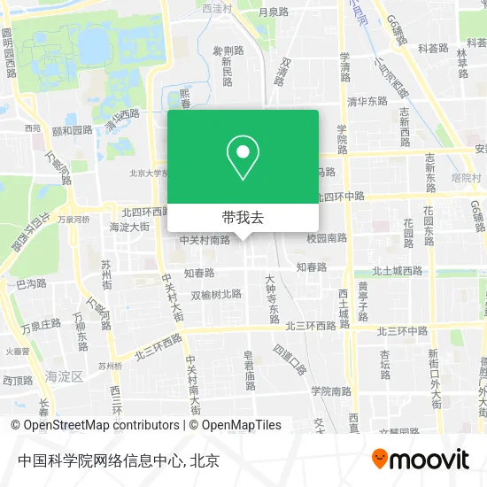 中国科学院网络信息中心地图