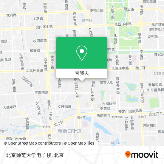 北京师范大学电子楼地图