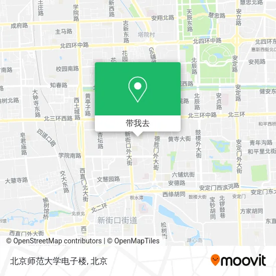 北京师范大学电子楼地图
