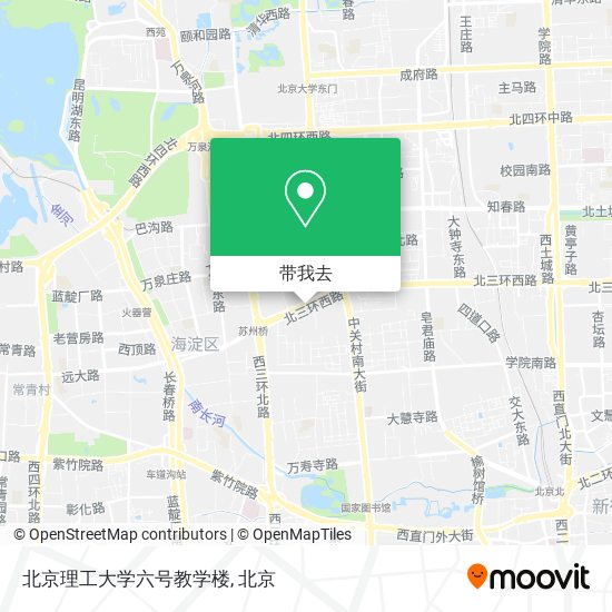 北京理工大学六号教学楼地图
