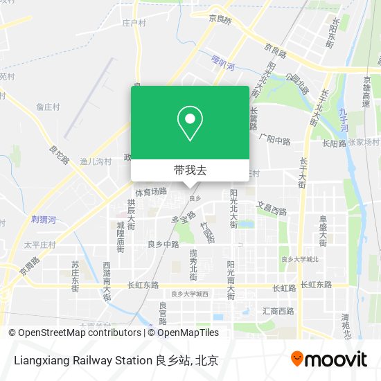 Liangxiang Railway Station 良乡站地图
