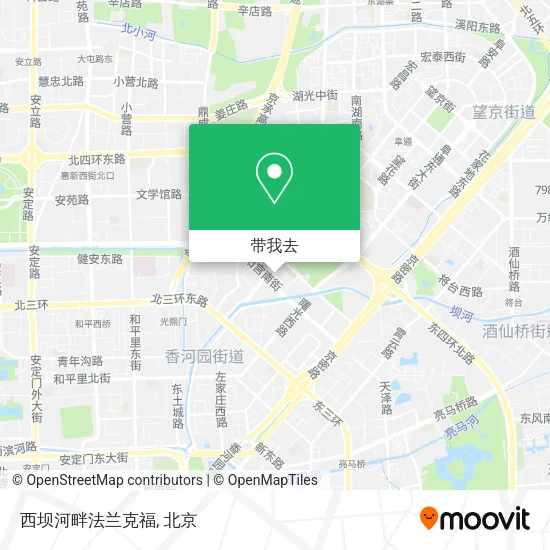 西坝河畔法兰克福地图