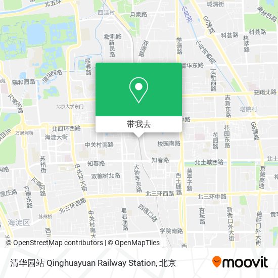 清华园站 Qinghuayuan Railway Station地图