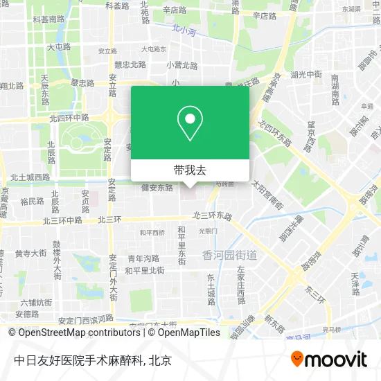 中日友好医院手术麻醉科地图